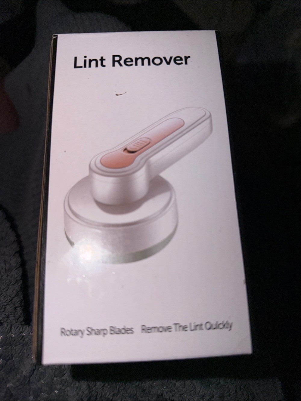 New Lint Remover Fabric Shaver - White & Pink